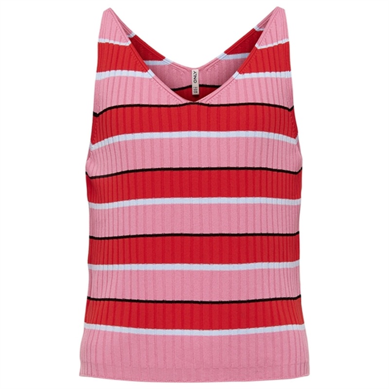 Kids ONLY Candy Pink Debbie Stripe Knit Top