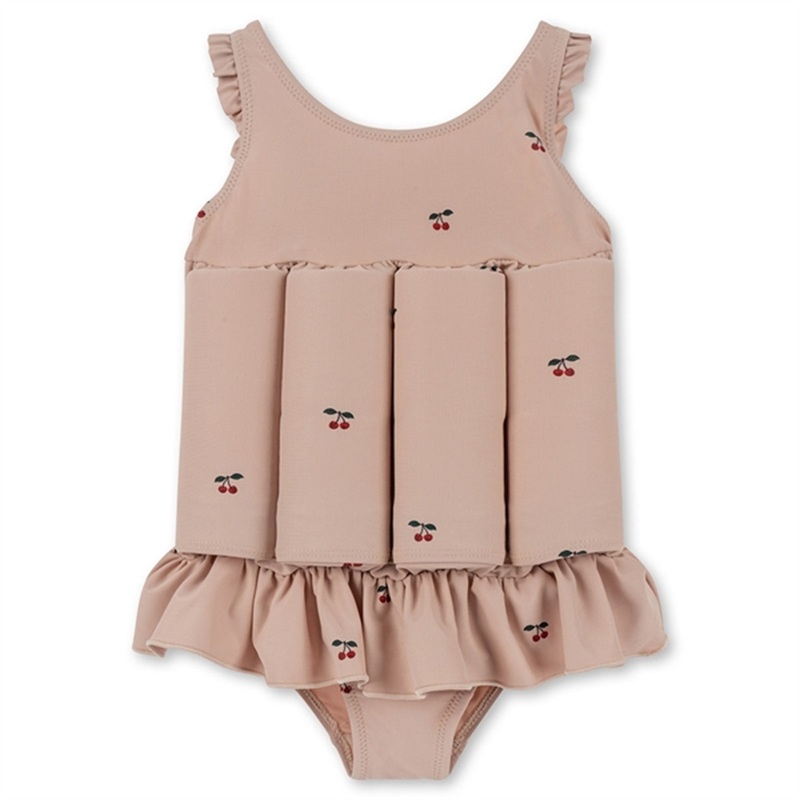 Konges Sljd Cherry Blush Float Frill Swimsuit