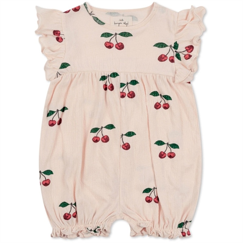 Konges Sljd Ma Grande Cerise Chleo Frill Romper