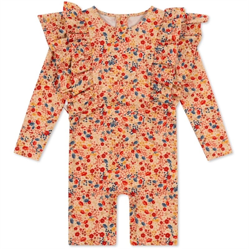 Konges Sljd Villetta Manuca Frill UV Swim Onesie