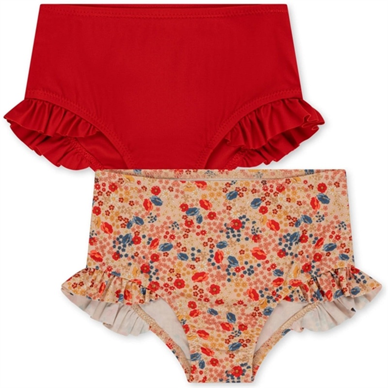 Konges Sljd Villetta\/Barbados Cherry 2-pack Manuca Bikini Bottom
