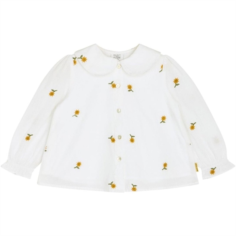 Hust \u0026 Claire Mini Ivory Rea Blouse