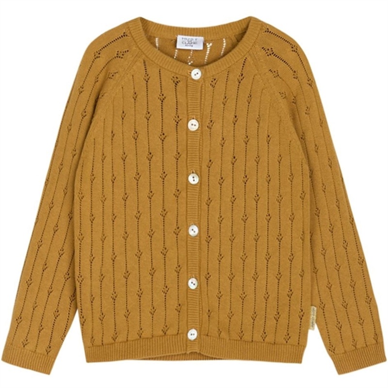 Hust \u0026 Claire Mini Teak Cleo Knit Cardigan