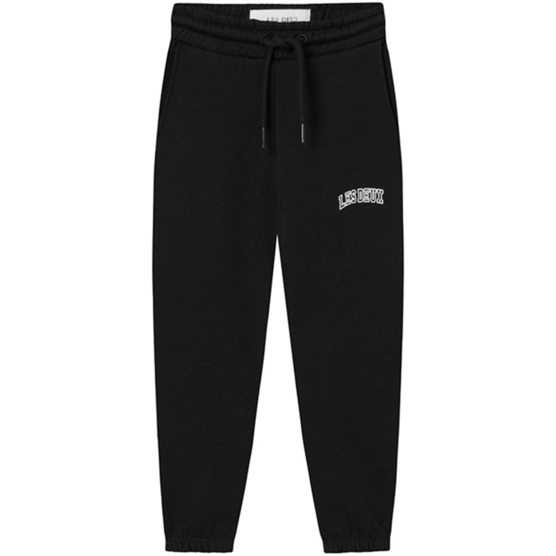 Les Deux Kids Black\/Ivory Blake Sweatpants 2.0