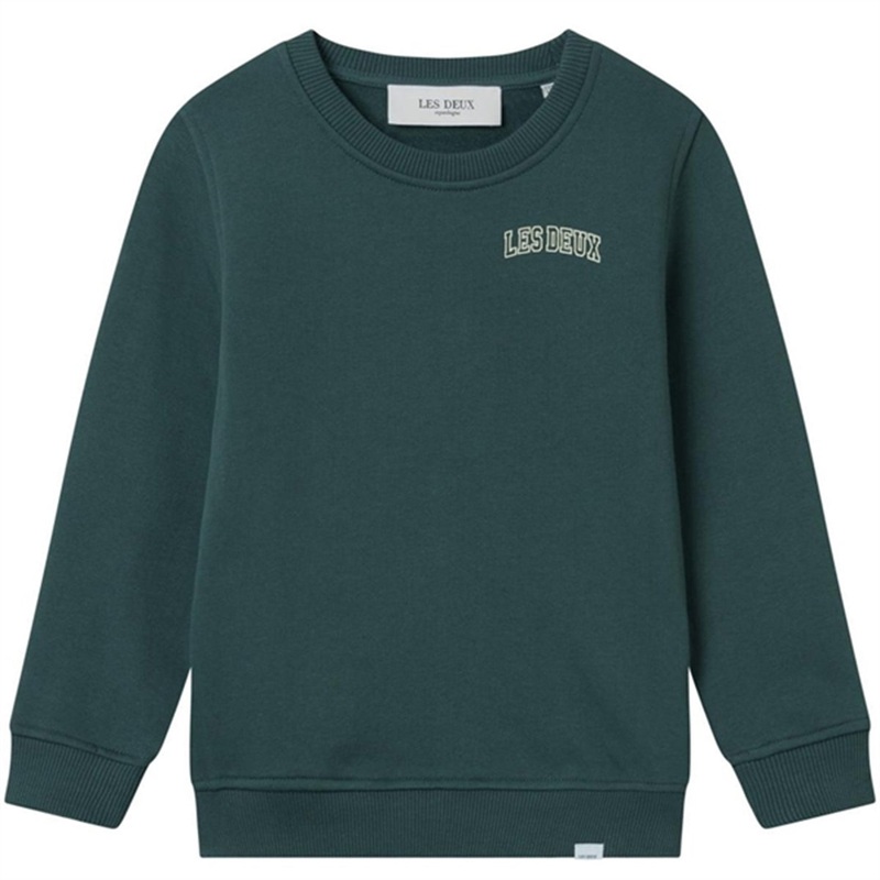 Les Deux Kids Pine Green\/Dark Sand Blake Sweatshirt