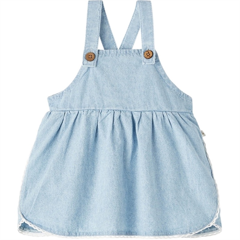 Lil’Atelier Light Blue Denim Lana Loose Denim Spencer Dress