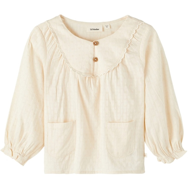 Lil’Atelier Whitecap Gray Kaia Loose Shirt