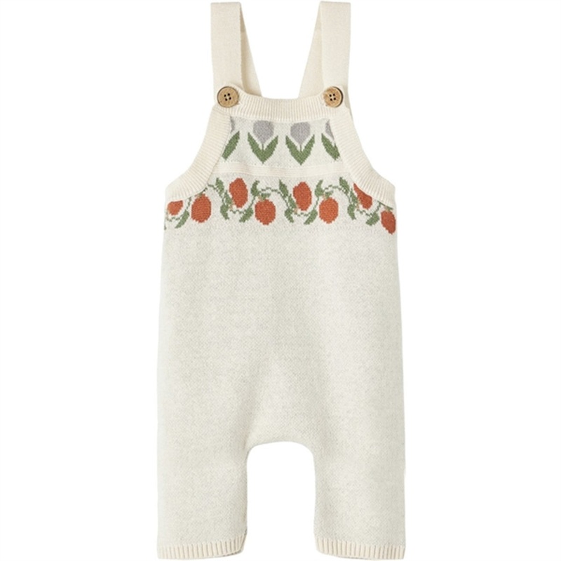 Lil’Atelier Whitecap Gray Lamai Knit Overall