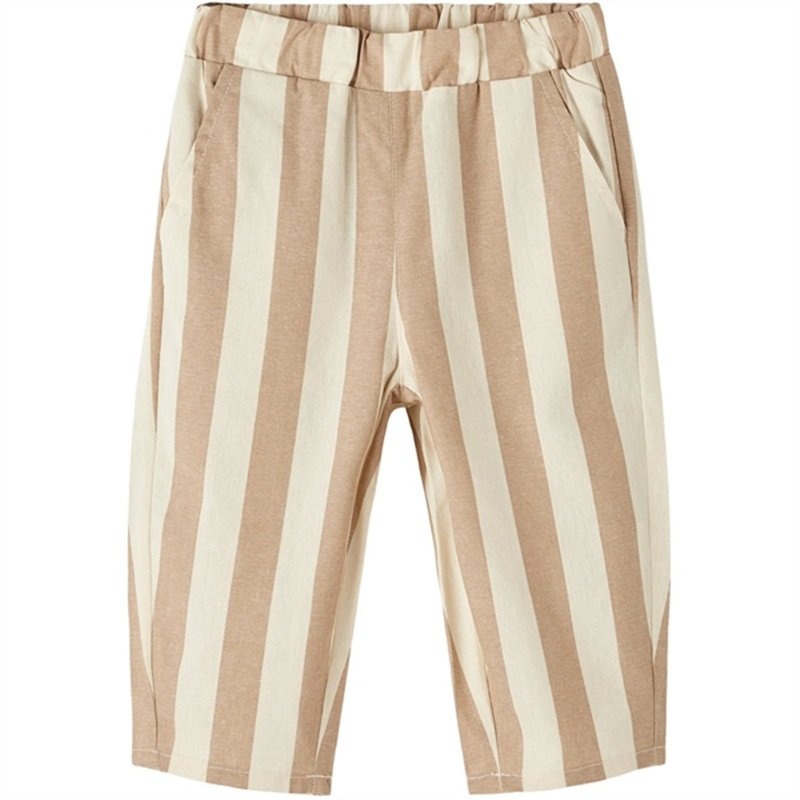 Lil’Atelier Whitecap Gray Lasse Loose Ancle Pants