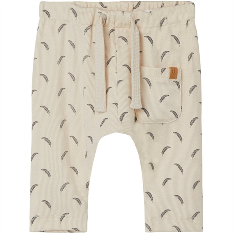 Lil’Atelier Whitecap Gray\/Quiet Shade Goga Loose Pants