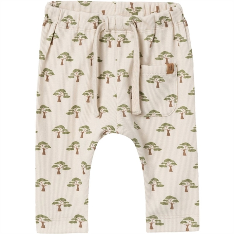 Lil’Atelier Whitecap Gray\/Sage Goga Loose Pants