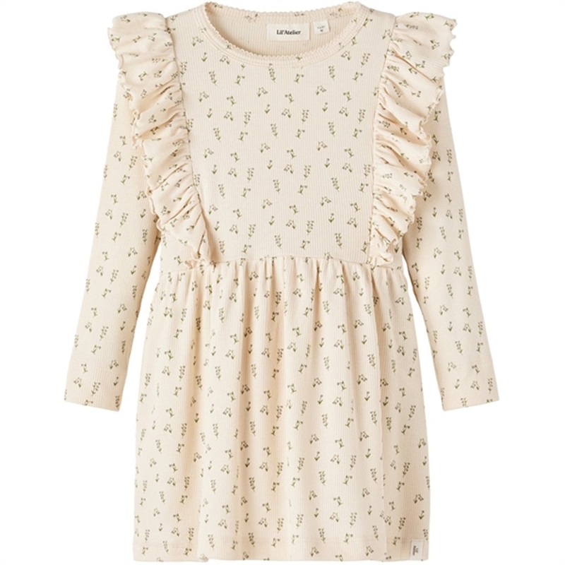 Lil’Atelier Whitecap Gray\/Wet Weather Gago Dress