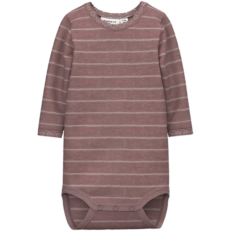 Name it Peppercorn Stripes Wang Wool Body Noos