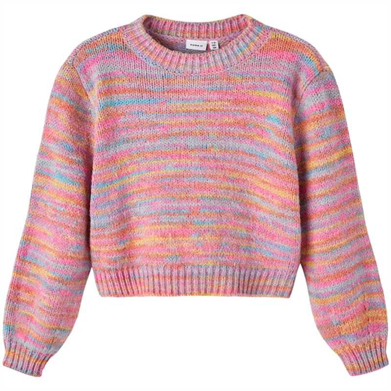 Name it Pink Flamb Lyda Short Knit Sweater