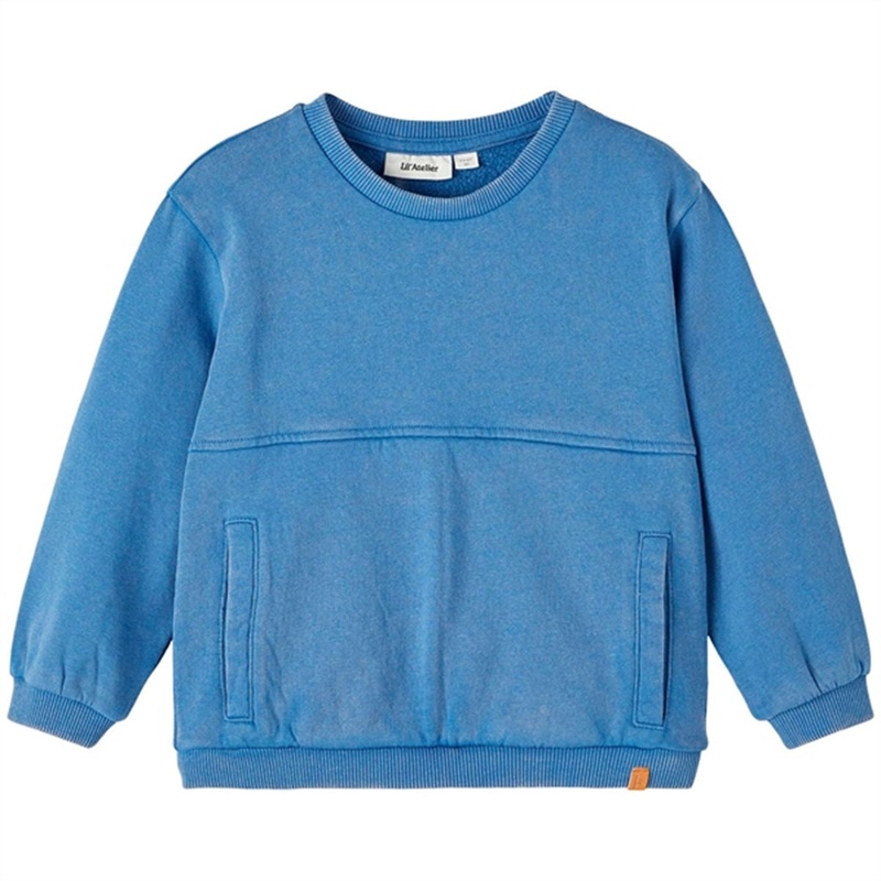 Lil’Atelier Federal Blue Nalf Loose Sweatshirt