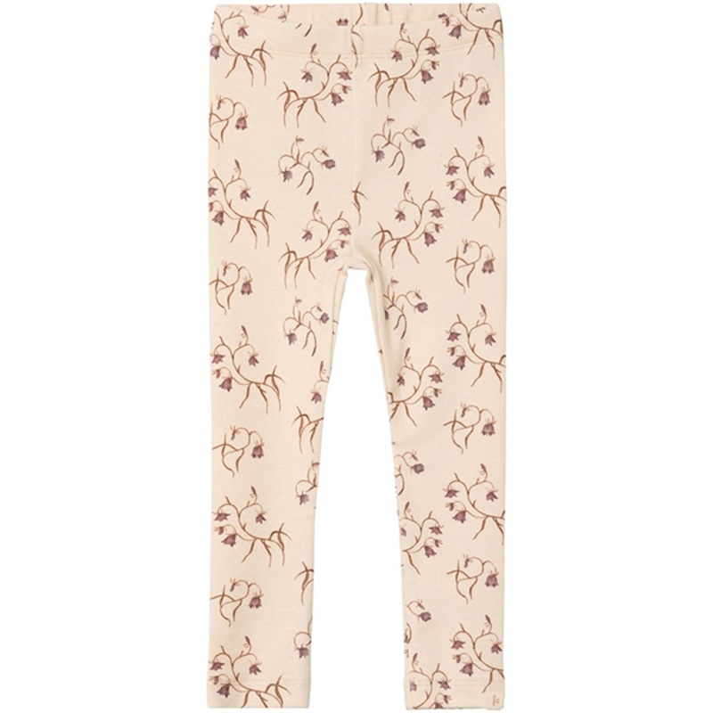 Lil’Atelier Turtledove\/Flower Gaya Slim Leggings