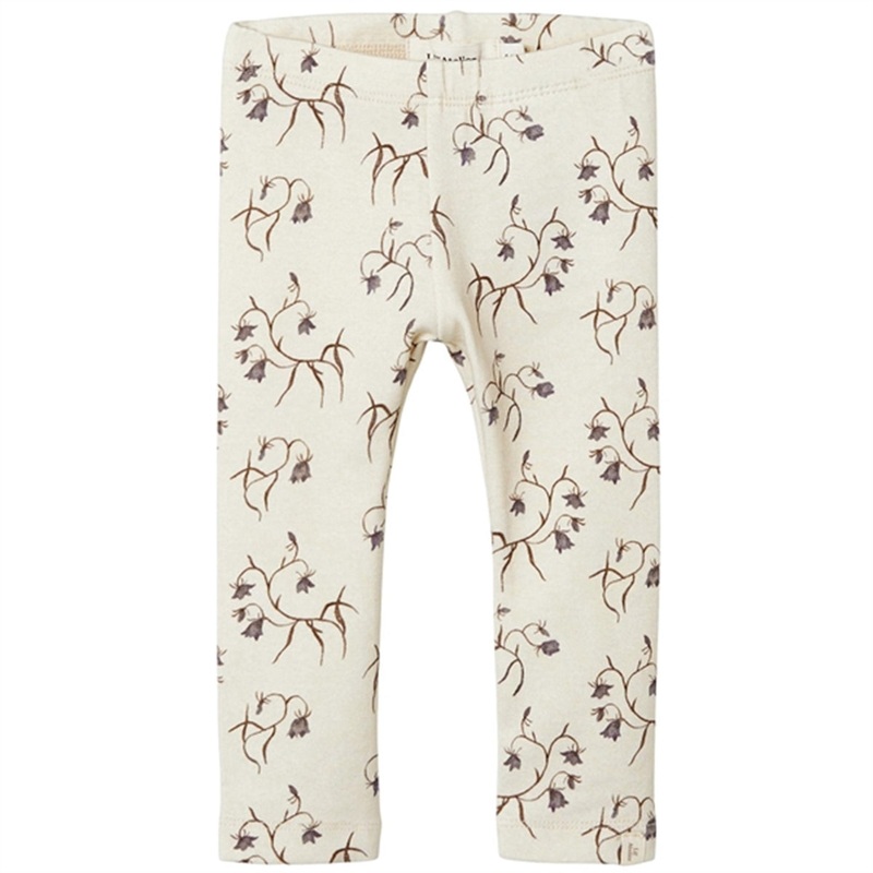 Lil’Atelier Turtledove\/Flower Gaya Slim leggings Noos