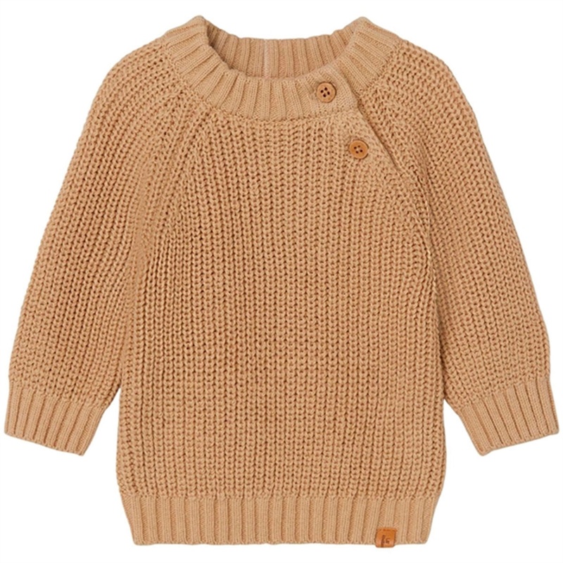 Lil’Atelier Warm Sand Emlem Knit Blouse