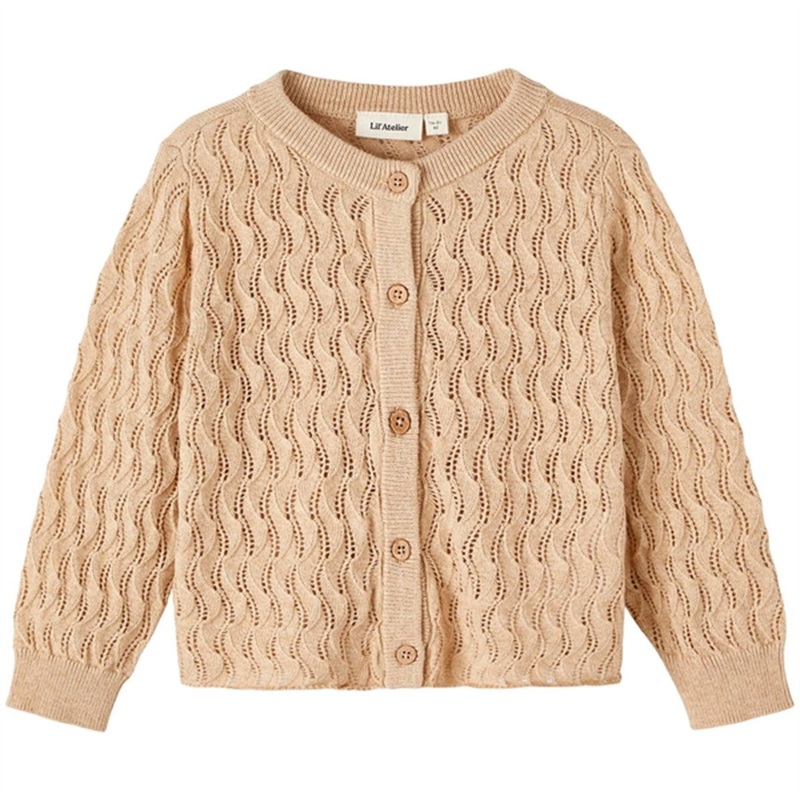 Lil’Atelier Warm Sand Nina Loose Knit Cardigan