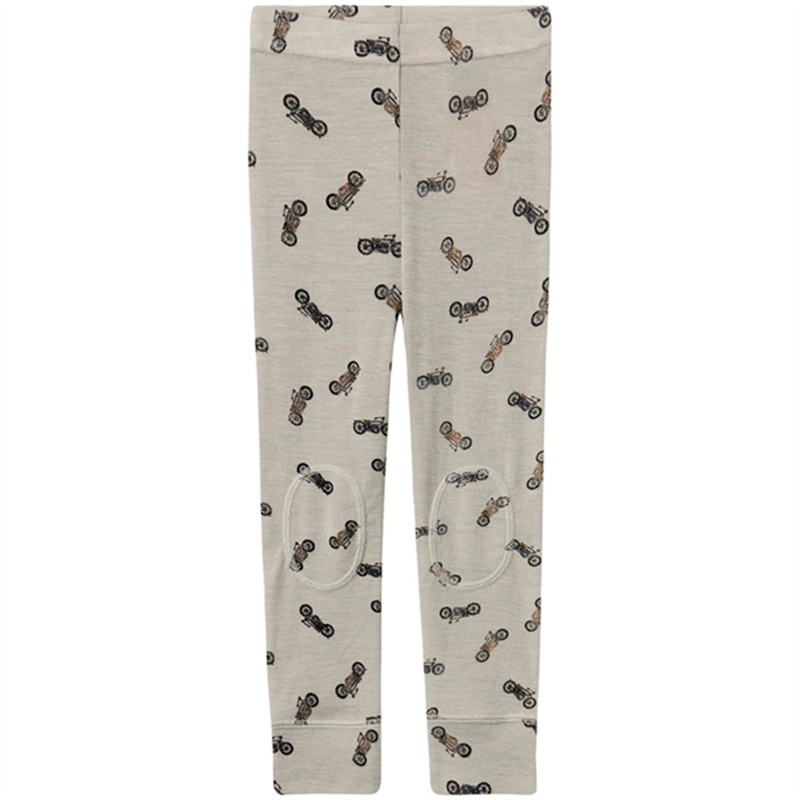 Name it London Fog Wang Wool Rib Leggings AOP