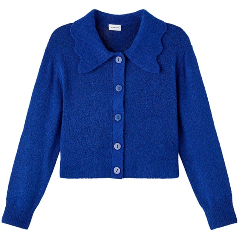 Name it Dazzling Blue Natura Short Knit Cardigan