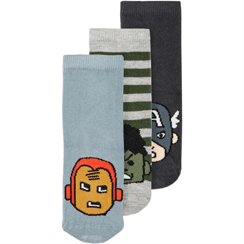 Name it India Ink Anty Avengers Socks 3-pack