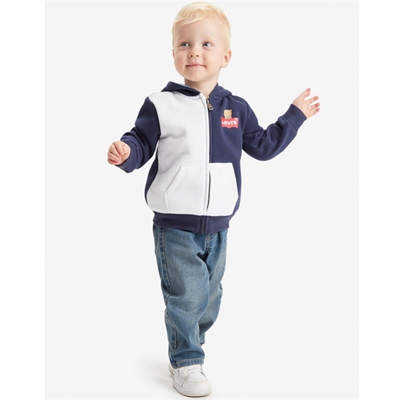 Levi’s Baby Spliced Full Zip Hoodie Dress Blues