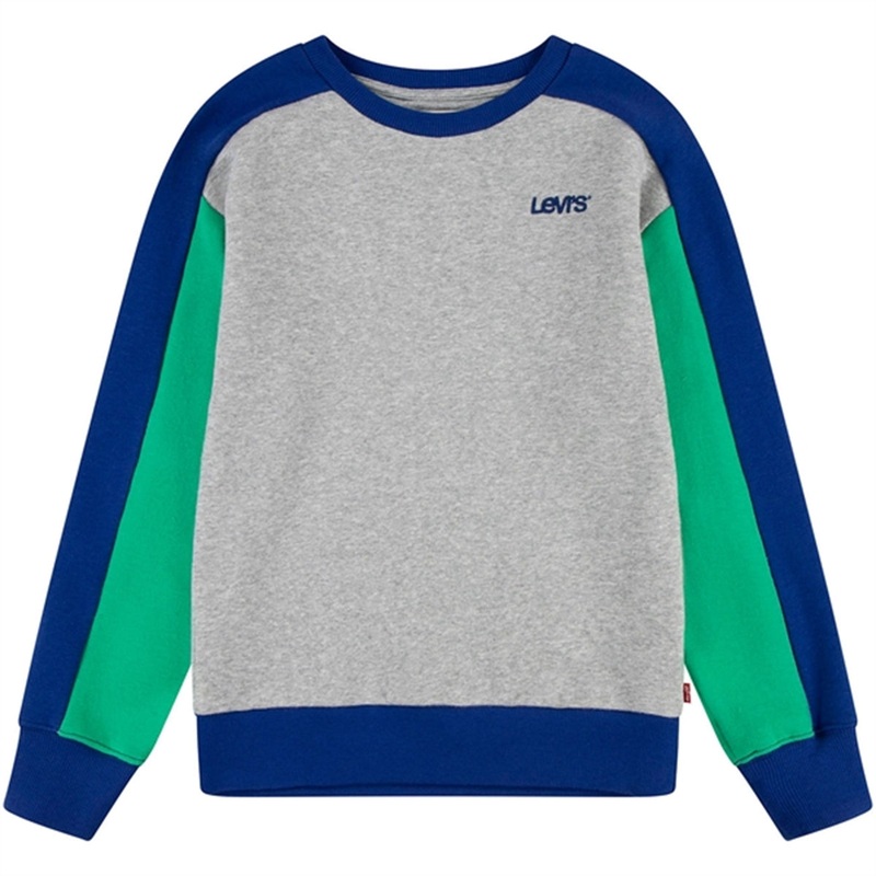 Levi’s Colorblock Crewneck Sweatshirt Grey Heather