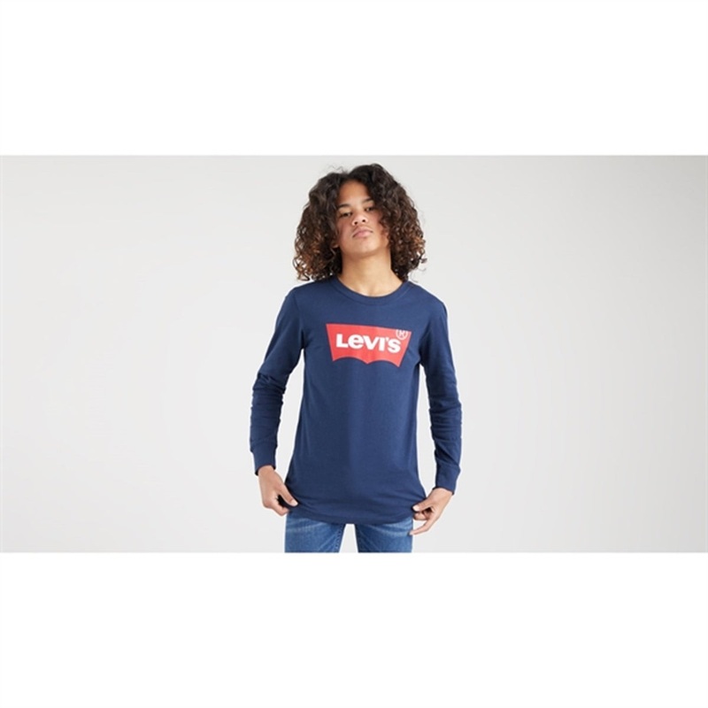 Levi’s Long Sleeve Batwing T-Shirt Dress Blues