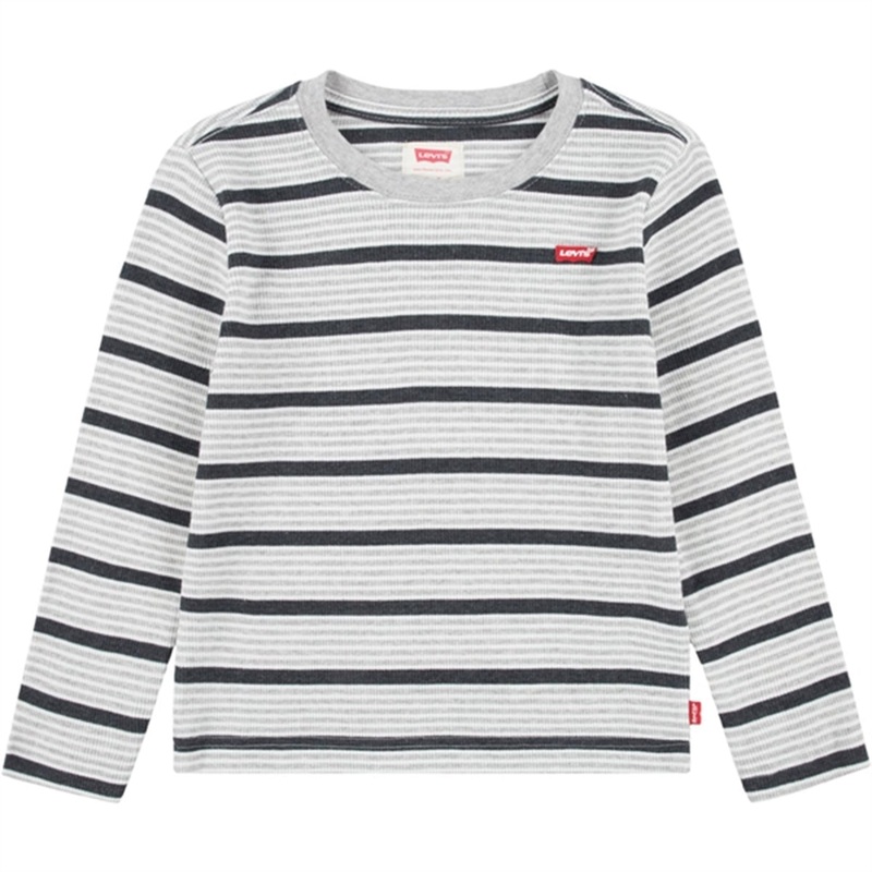 Levi’s Long Sleeve Striped Thermal T-Shirt Light Grayheather