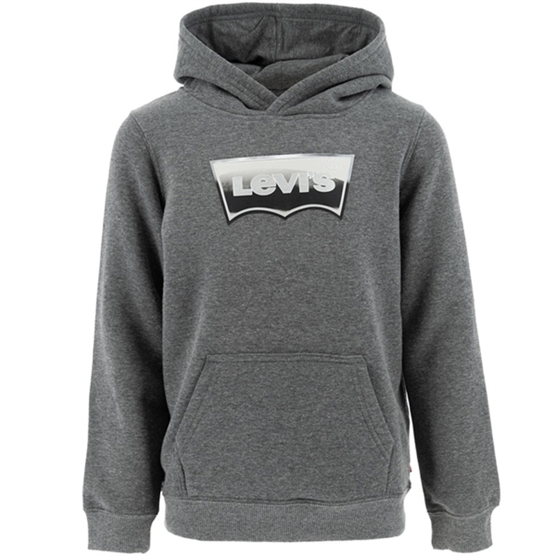 Levi’s Metallic Batwing Pullover Hoodie Charcoal Heather