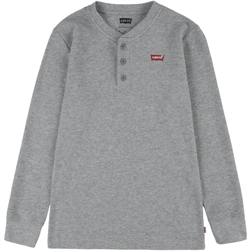 Levi’s Thermal Crew Knit Blouse Grey Heather