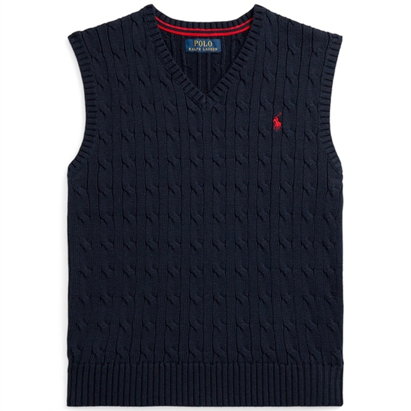 Polo Ralph Lauren Knit Vest Rl Navy\/C3822