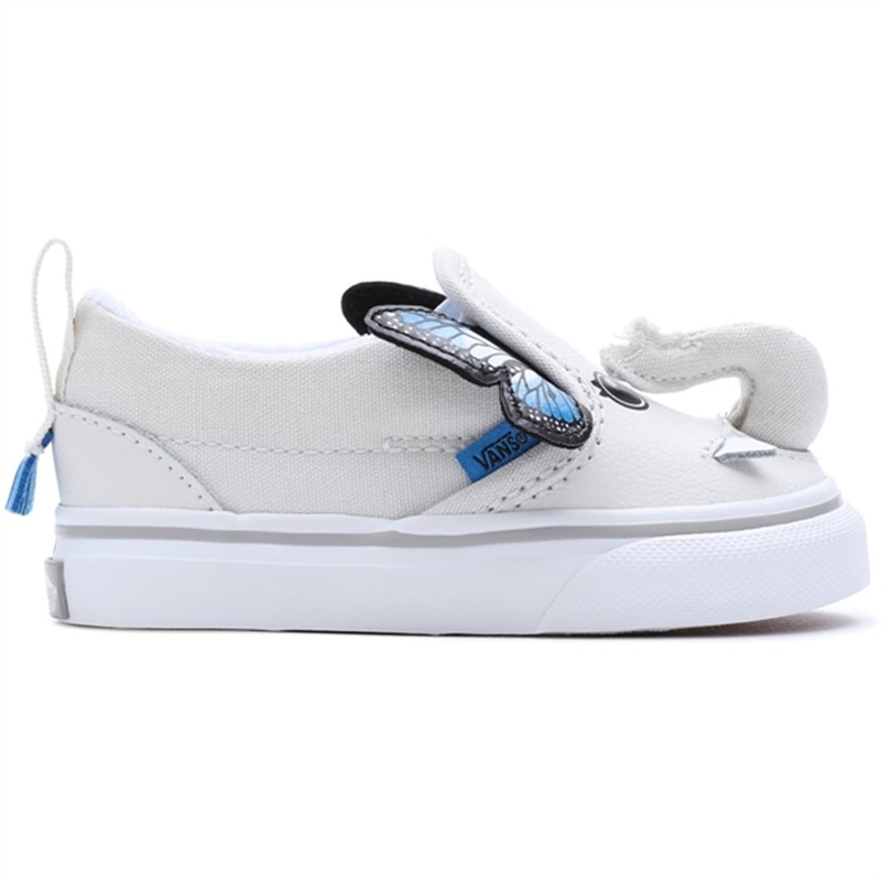 VANS Td Slip-On V Elephantastic Vaporous Gray\/True White Sneakers