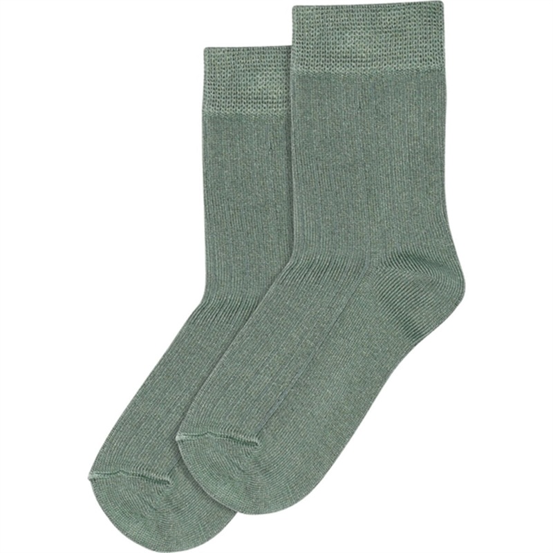 MiniPop Balsam Green Bamboo Socks