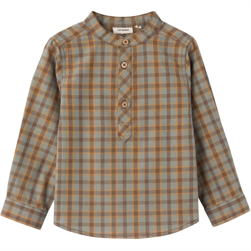 Lil’Atelier Agave Green Teo Loose Shirt