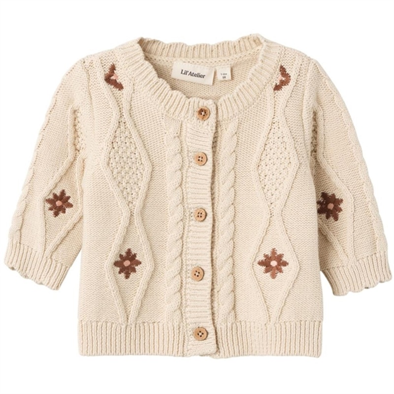 Lil’Atelier Fog Tila Knit Cardigan