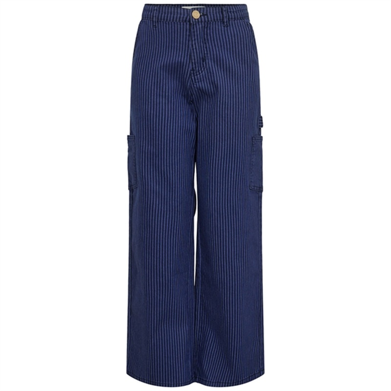 Sofie Schnoor Cobalt Striped Pants