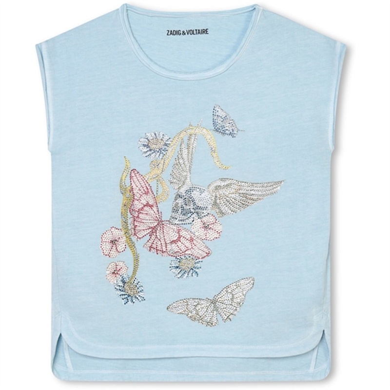 Zadig \u0026 Voltaire Pale Blue T-shirt
