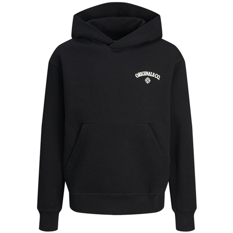 Jack \u0026 Jones Junior Black Jorsantorini Graphic Sweat Hoodie
