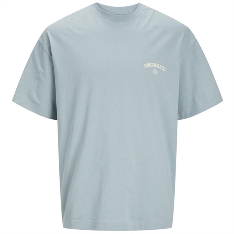 Jack \u0026 Jones Junior Gray Mist Jorsantorini Back T-Shirt