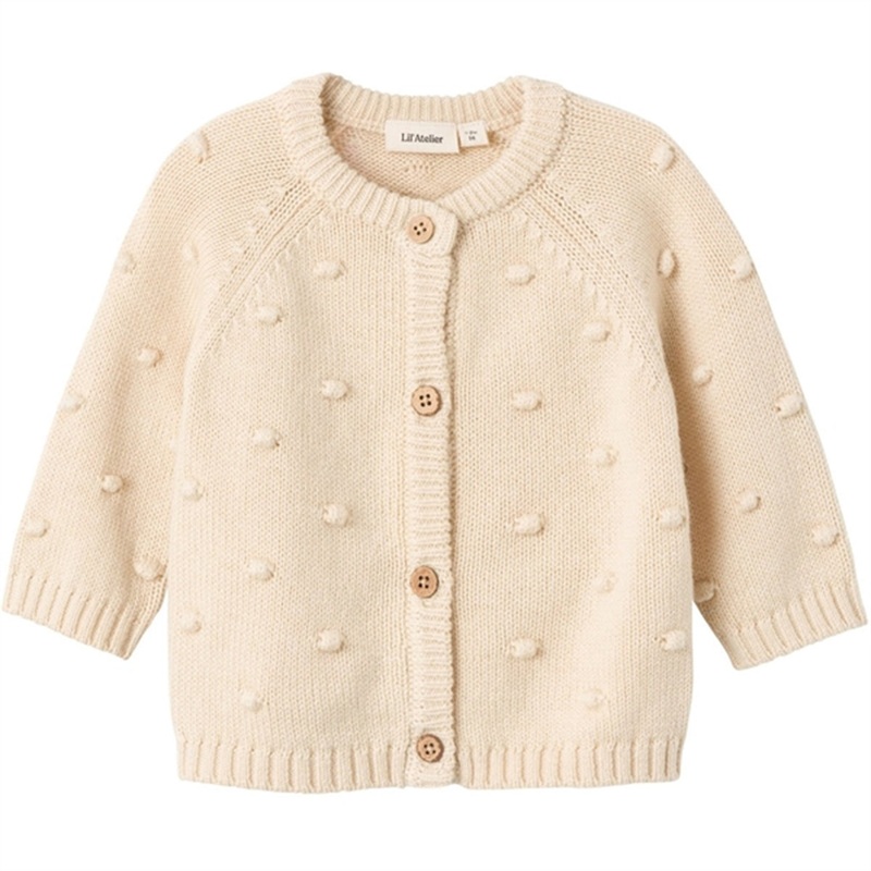 Lil’Atelier Fog Gable Knit Cardigan