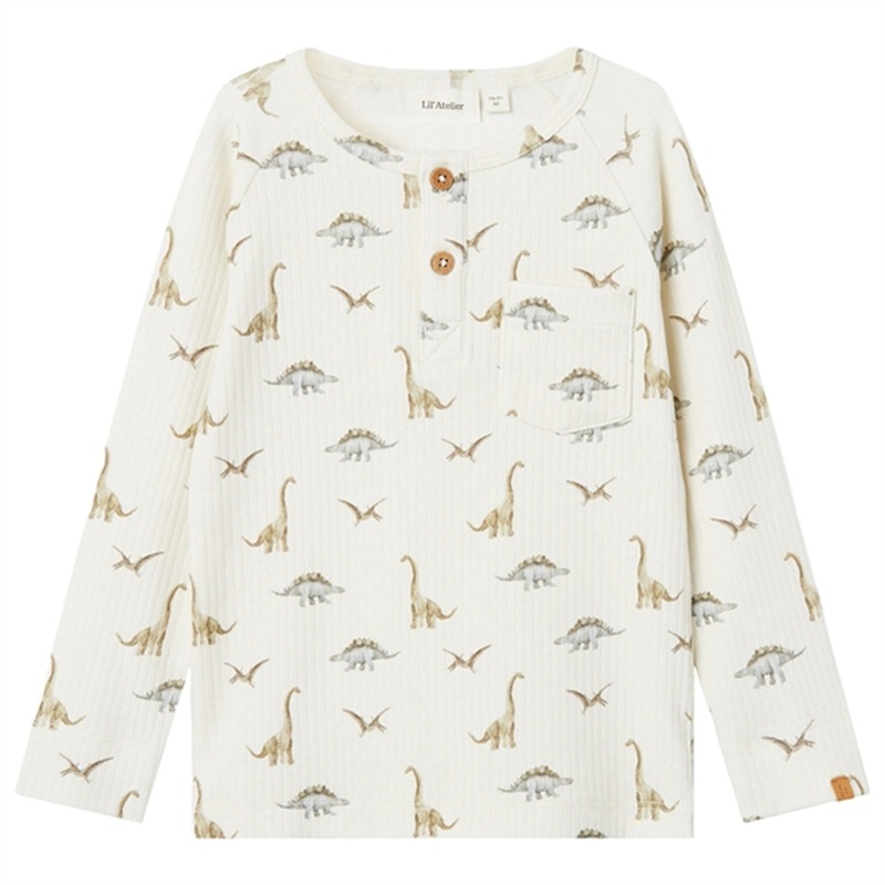Lil’Atelier Turtledove Dino Gio Bob Slim Blouse