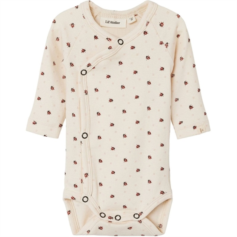 Lil’Atelier Whitecap Gray Ladybug Gago Kim Slim Wrap Body