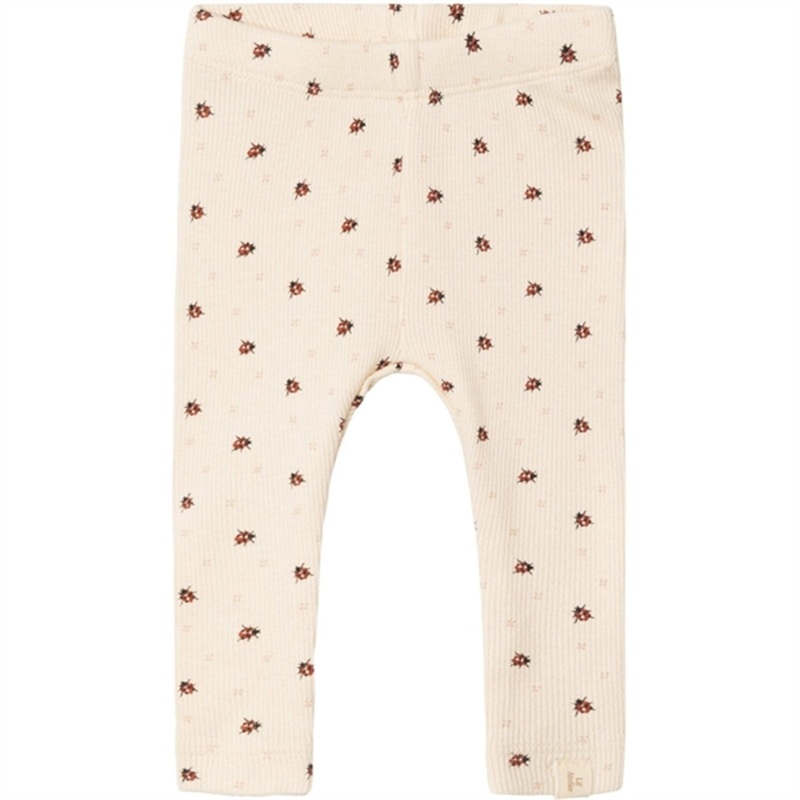 Lil’Atelier Whitecap Gray Ladybug Gago Kye Slim Leggings