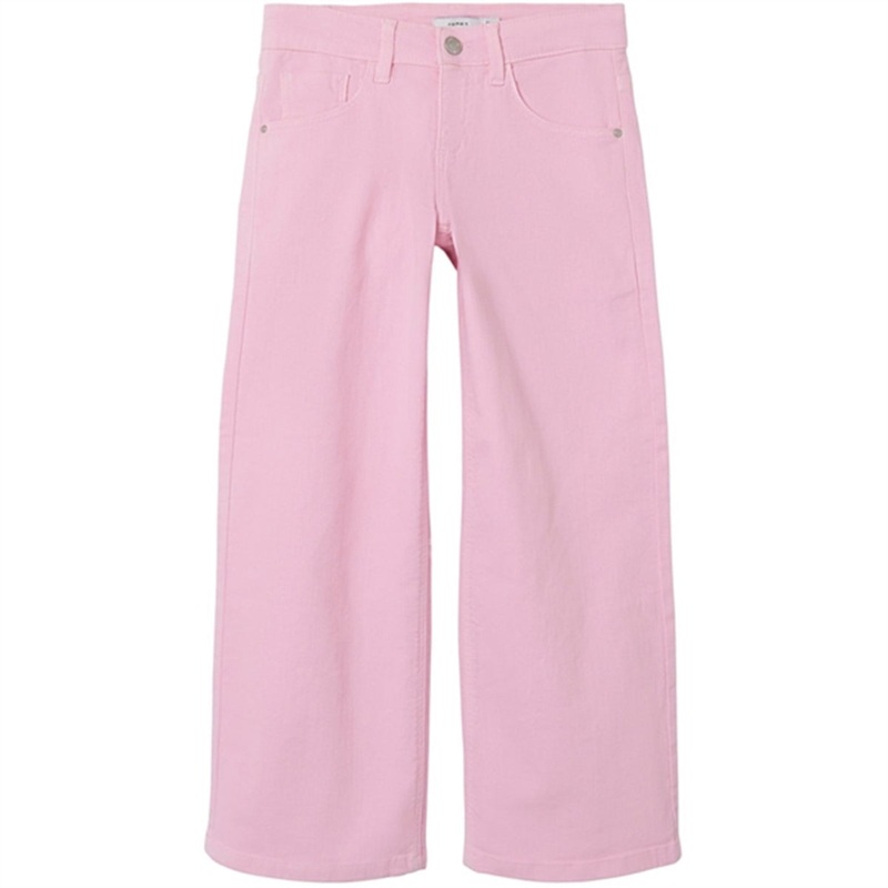 Name it Parfait Pink Rose Wide Twill Pants Noos
