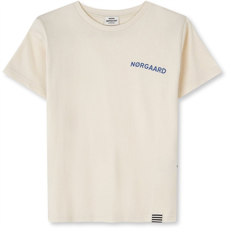 Mads Nrgaard Printed T-Shirt Thorlino T-Shirt Birch