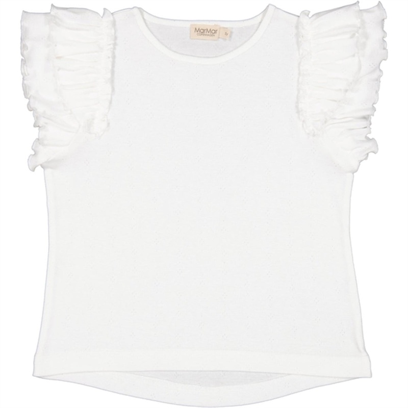 MarMar Modal Pointelle Cloud Tavora Frill T-shirt