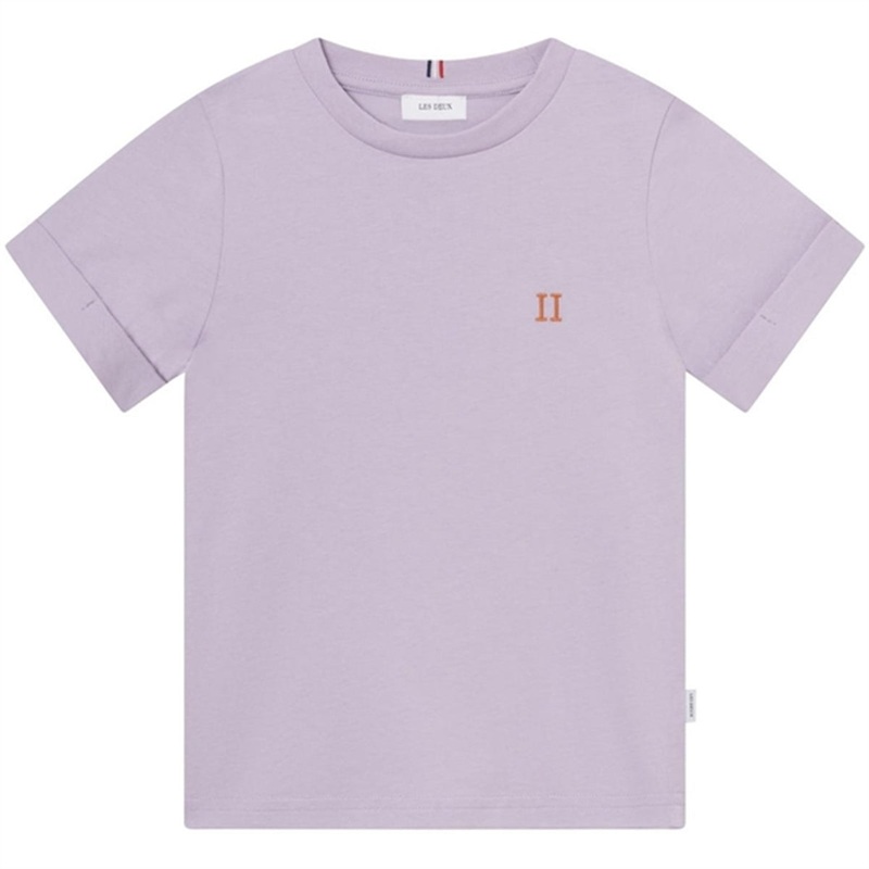 Les Deux Kids Light Orchid\/Orange Nrregaard T-Shirt