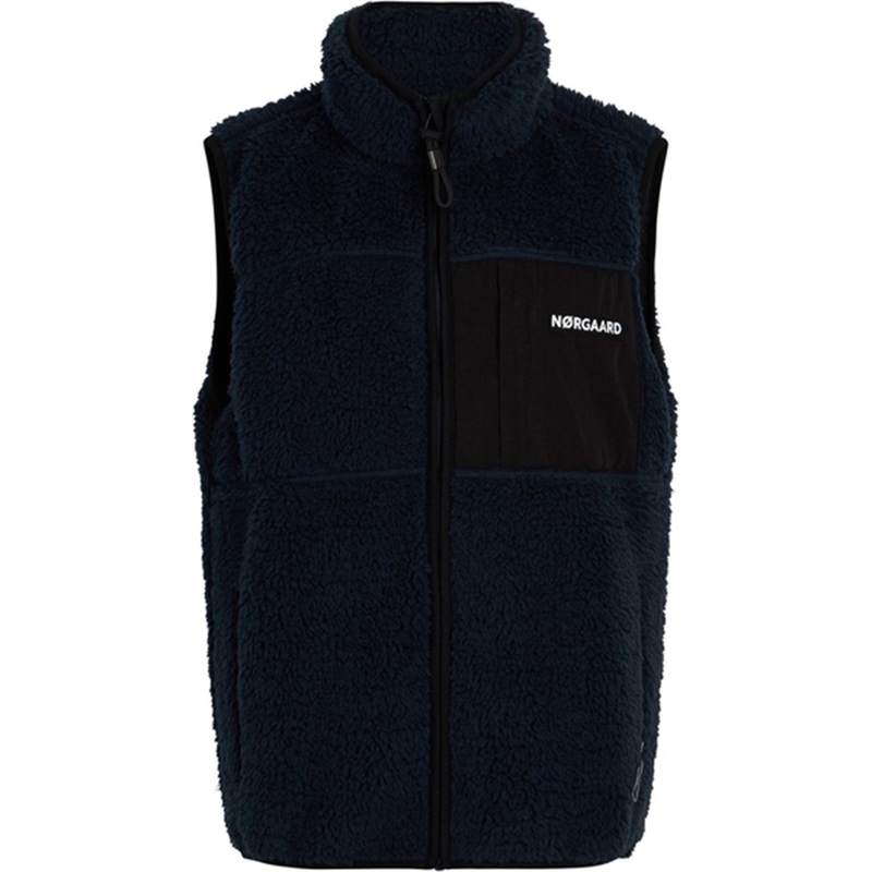 Mads Nrgaard Teddy Fleece Vilads Vest Sky Captain